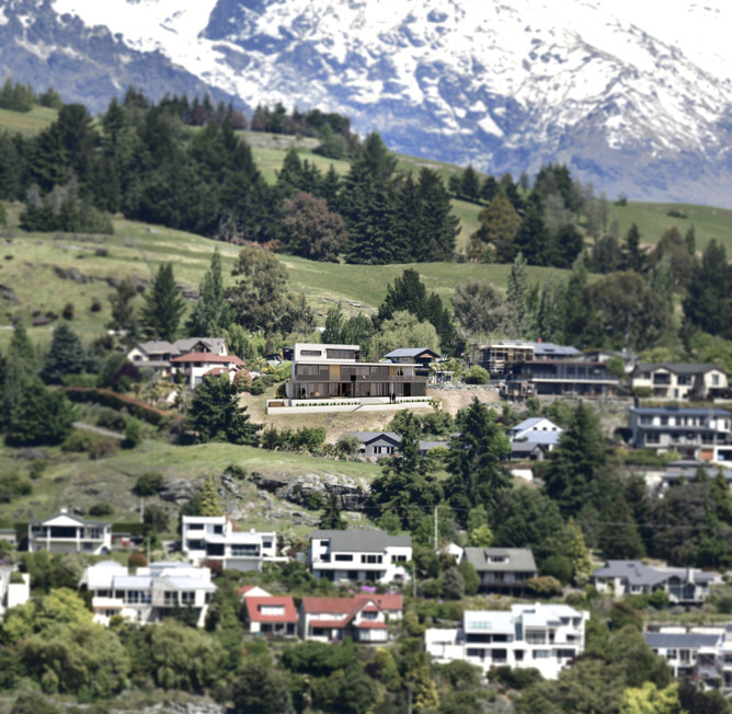 Kelvin Heights Residence, Queenstown in progress Team Green Architects